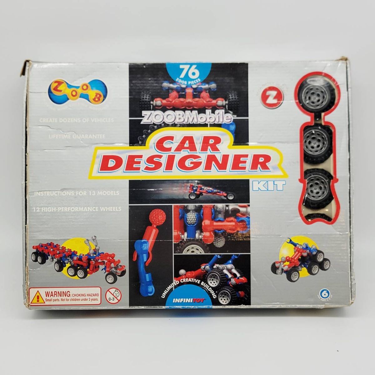 ●工作玩具●ZOOBMobile●CAR DESIGNER KIT カーデザイナーキット 工作 知育 中古品 おもちゃ・ゲーム関連商品 G11/k71745-057拍卖