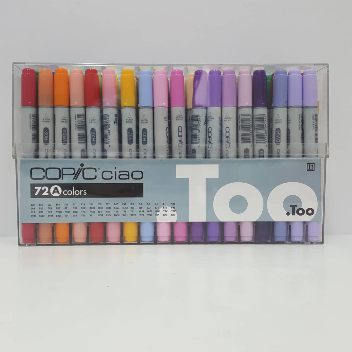 【 72 A colors 】Too COPIC コピック チャオ 72色 A セット マーカー 色ペン カラーペン サインペン拍卖