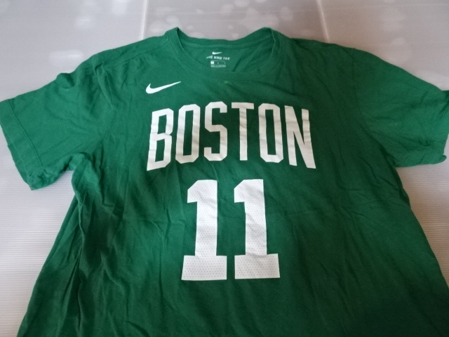 激レア USA購入【NIKE】製 NBA ボストンセルティックス【Boston Celtics】【Payton Pritchard】【NO.11】ロゴプリントTシャツUS L 中古品拍卖