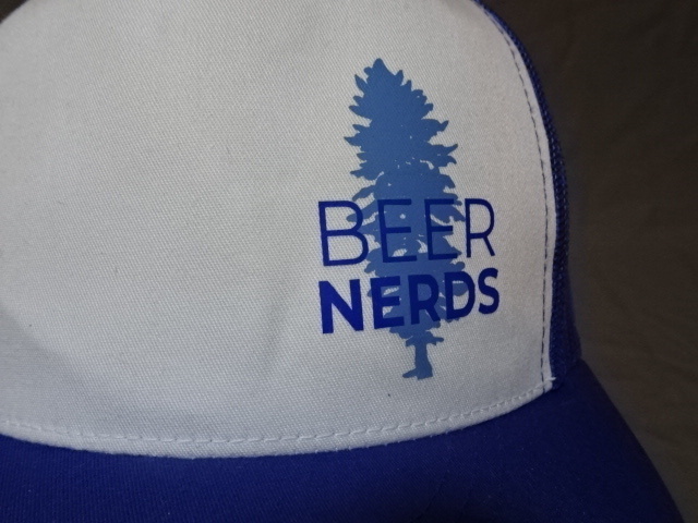 激レア USA購入 アメリカ企業モノ ニューヨーク ビール会社【Mortalis Brewing Company】【BEER NERDS】ロゴプリントメッシュCAP 中古良品拍卖