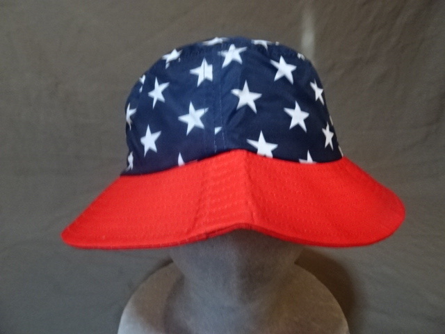 激レア USA購入 アメリカ企業モノ ウイスコンシン州 工具ブランド【Snap on】ロゴプリント入り アメリカ星条旗☆デザインハット帽 中古良品拍卖