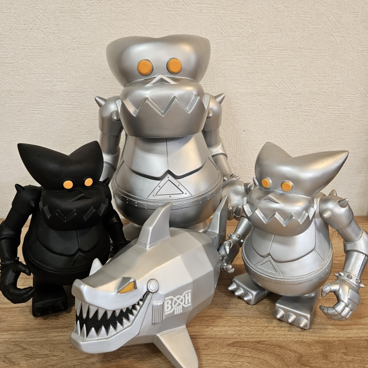 バウンティハンター フィギュア バウンティーハンター メカルくん シルバー ブラック ジャンボ サメルくん拍卖