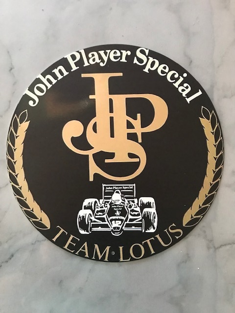 お部屋、ガレージに! JPS ジョンプレスペシャル F1 TEAM LOTUSロゴ 金属のアート看板 お部屋に・ガレージに!送料サービス 拍卖