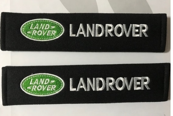 安値?目立つ LANDROVER ランドローバーロゴ シートベルトパッド送料0円 イヴォーグ拍卖