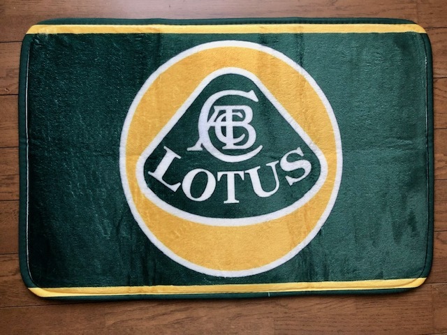 日本全国送料サービス!LOTUS ロータスロゴ 部屋マット・デスク下マット・玄関マット送料安!エリーゼ エキシージ エスプリ エミーラ拍卖