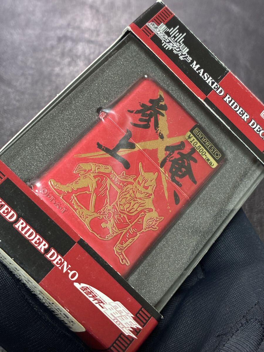 zippo 仮面ライダー ディケイド&電王 モモタロス 俺、参上 希少モデル 2009年製 MASKED RIDER DECADE DEN-O 専用ケース 保証書付き拍卖