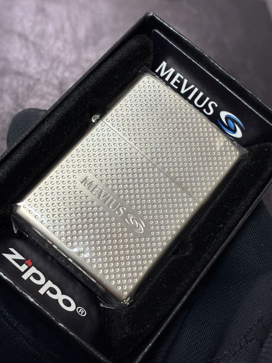 zippo メビウス 特殊刻印 限定品 希少モデル 2015年製 MEVIUS シルバーインナー 2015年製 ケース 保証書付き拍卖