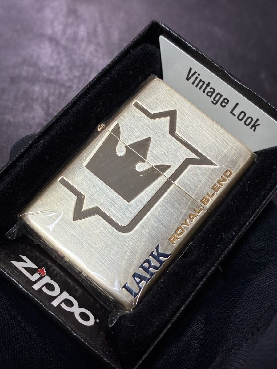 zippo LARK ROYAL BLEND 1937レプリカ 限定品 シャンパンゴールド 2016年製 Vintage Look ケース 保証書付き拍卖