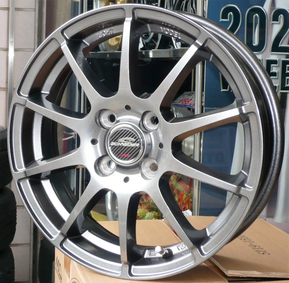 税込! MR31S/MR41S系 ハスラー用 アルミホイール 「シュナイダー STAG」 新品1台分拍卖