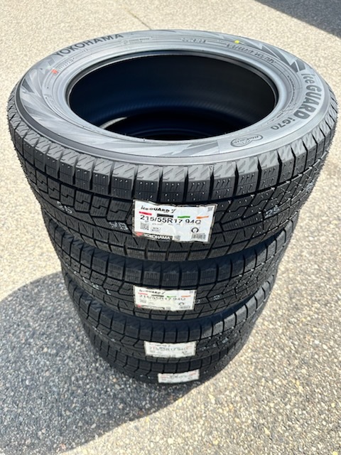 2025年製 日本製 新品 iG70 215/55R17 94Q 4本送料込101,600円~ YOKOHAMA 正規品 スタッドレスタイヤ 冬タイヤ iceGUARD 在庫あり!拍卖