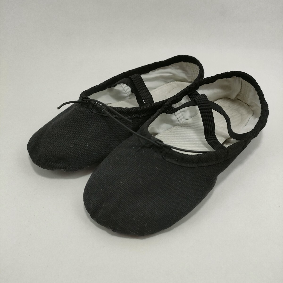 【★送料無料★バレーシューズ22.0cm ★ブラック 布製★ 】拍卖