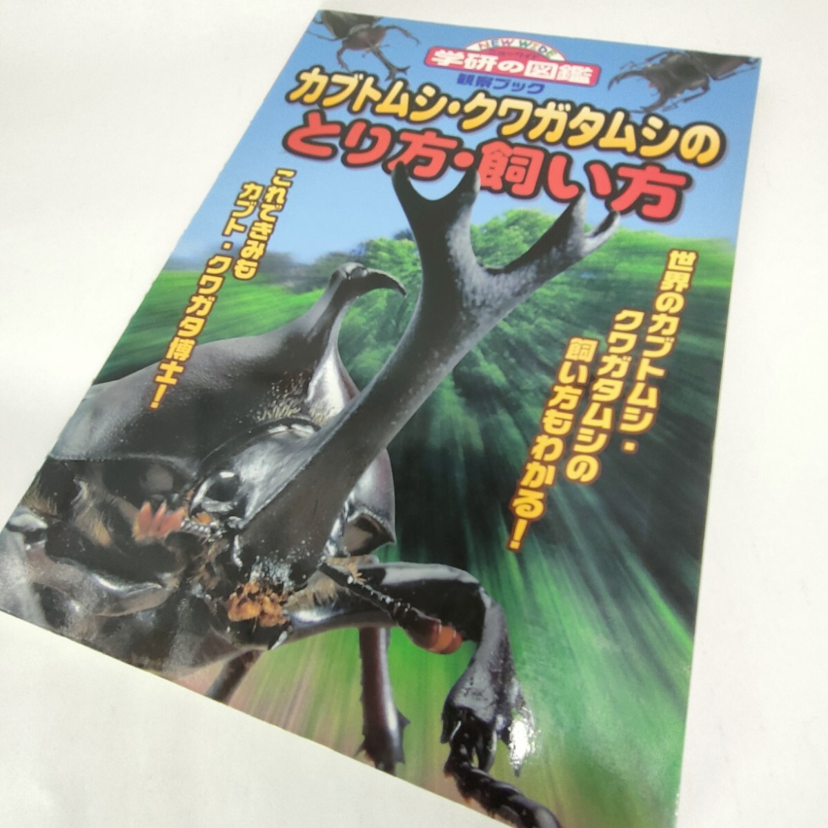 【★送料無料★カブトムシ・クワガタムシのとり方・飼い方★ 学研の図鑑・観察ブック★ 】拍卖