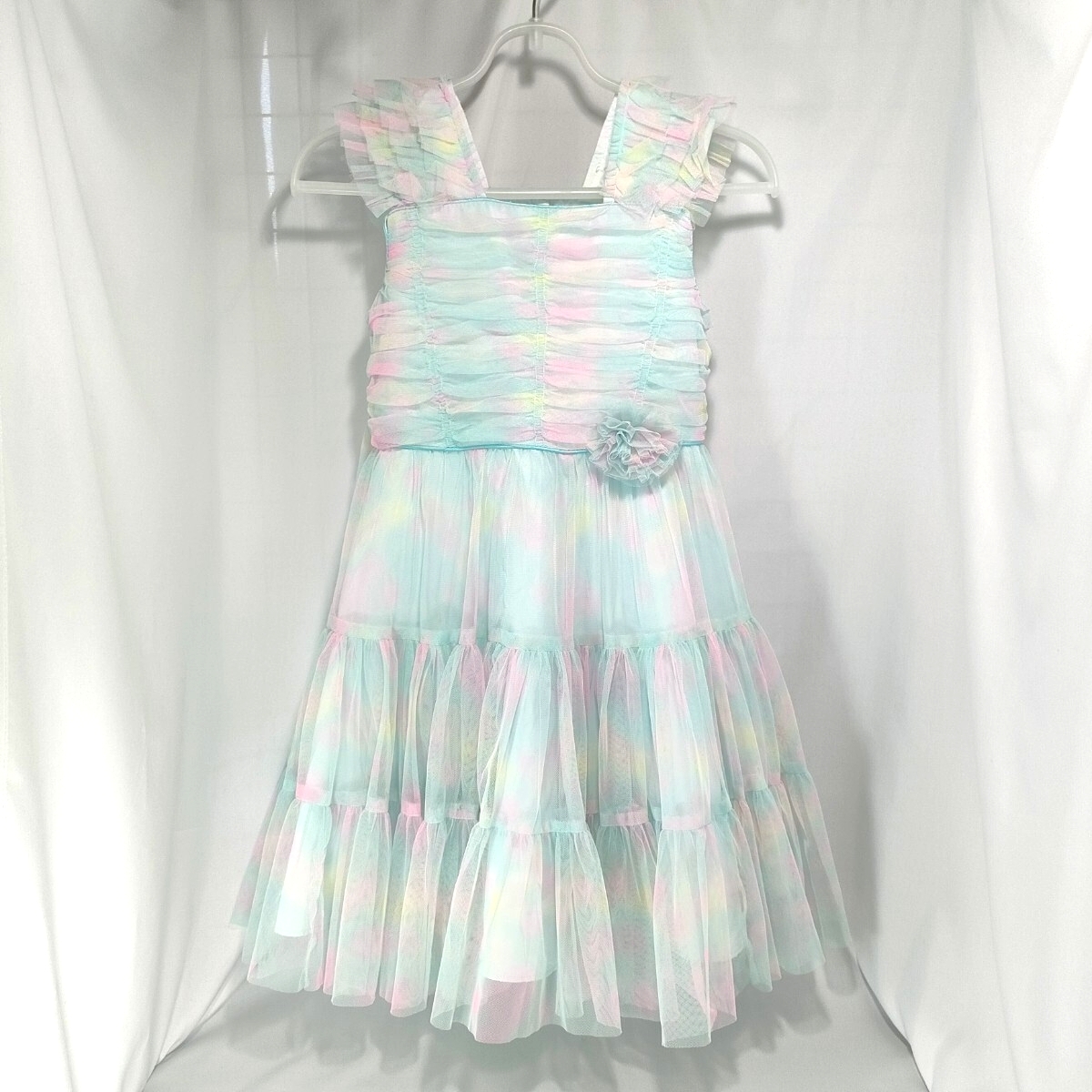 【★送料無料★女の子用チュールレースワンピースドレス★ 7サイズ(130)★Costcoコストコ★ 】拍卖