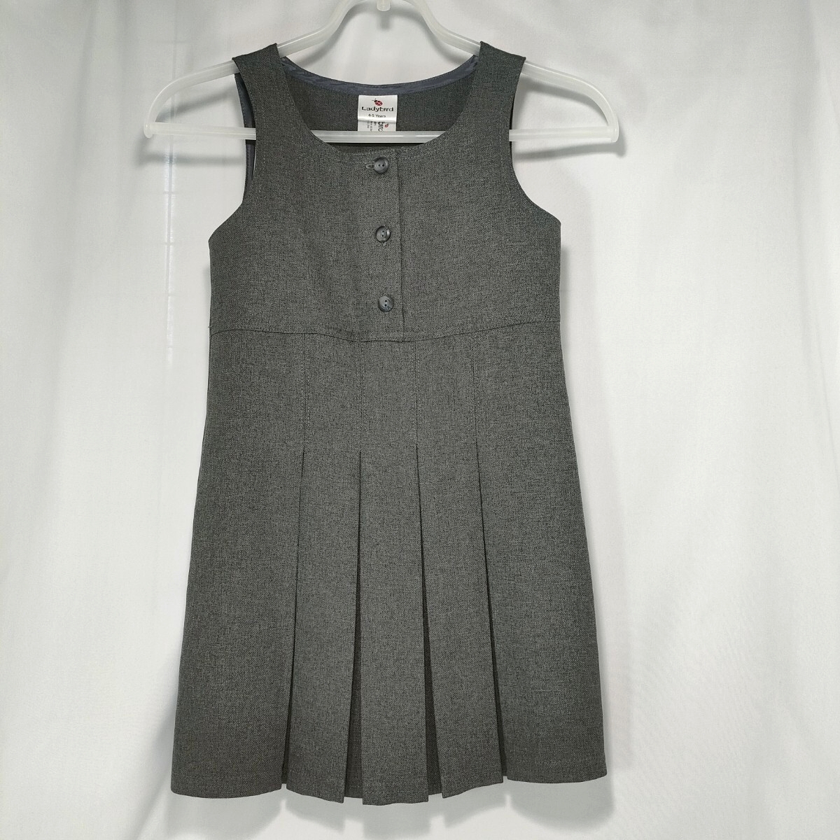 【★送料無料★女の子用 グレーワンピース★110サイズ(4-5Years)★Ladybird★ 】拍卖