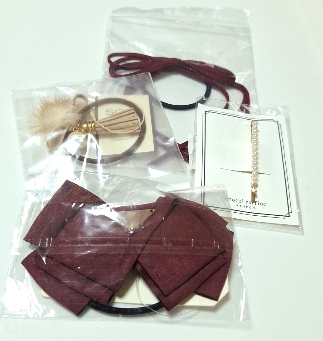 新品 chocol raffine robe ショコラフィネローブ ヘアアクセ拍卖