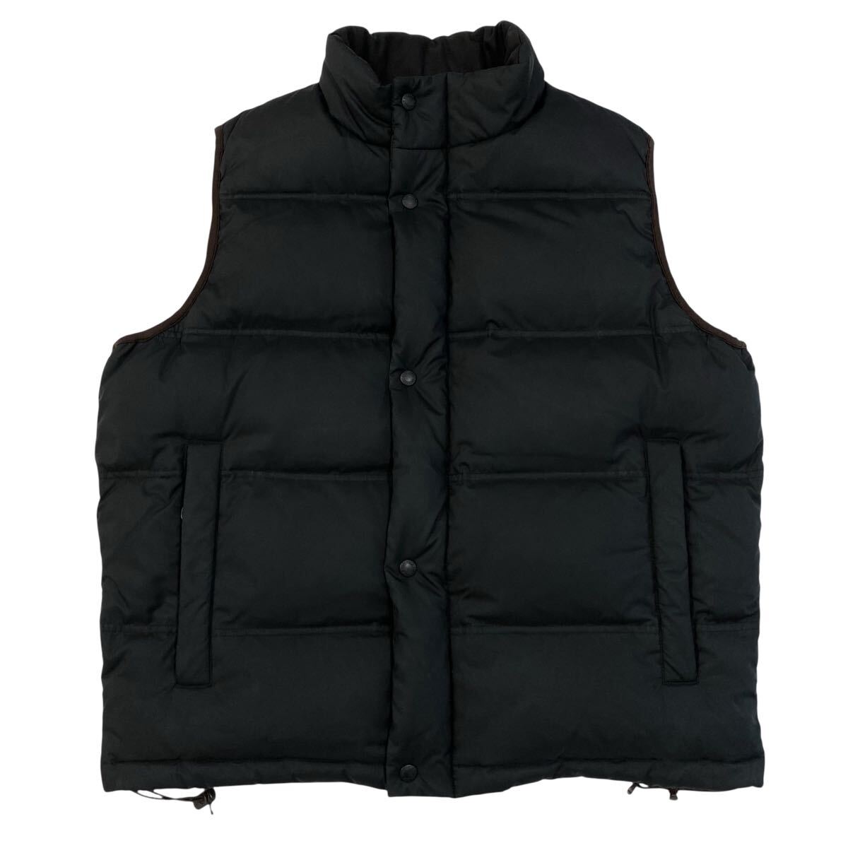 Crocodile(クロコダイル)ダウンベスト 肉厚ダウン メンズL ブラック拍卖