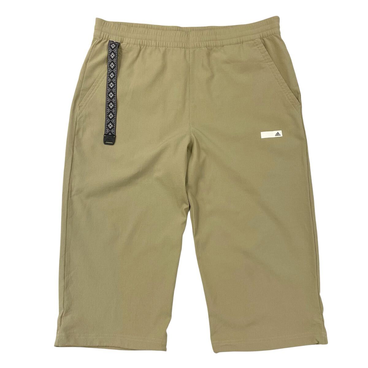 adidas(アディダス)ハーフパンツ メンズL ベージュ系拍卖