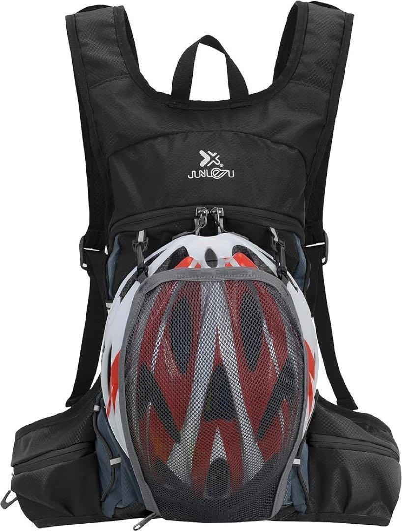 超軽量 ランニングバッグ サイクリングバッグ 光反射 通気 防水 ブラック拍卖