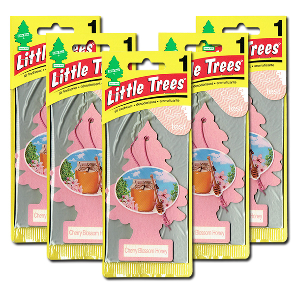 リトルツリー チェリーブロッサム ハニー 5枚セット Little Trees 芳香剤 車 部屋 吊り下げ USA エアフレッシュナー【メール便 送料無料】拍卖