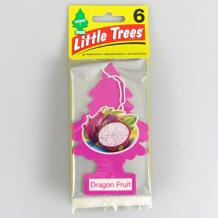 お得な6枚組 リトルツリー ドラゴンフルーツ Little Trees 芳香剤 エアフレッシュナー 車 部屋 吊り下げ USA 【メール便 送料無料】拍卖