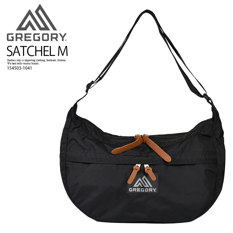 ■新品■Gregory/グレゴリー■SATCHEL M サッチェル M ■ブラック ユニセックス ショルダーバッグ クロスボディバッグ ナイロン 154503拍卖