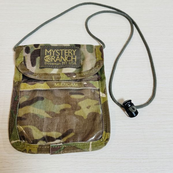 【USA製 非売品】 ミステリーランチ s11 MYSTERY RANCH ネックポーチ IDケース パスポートケース マルチカム 迷彩カモ パスケース拍卖