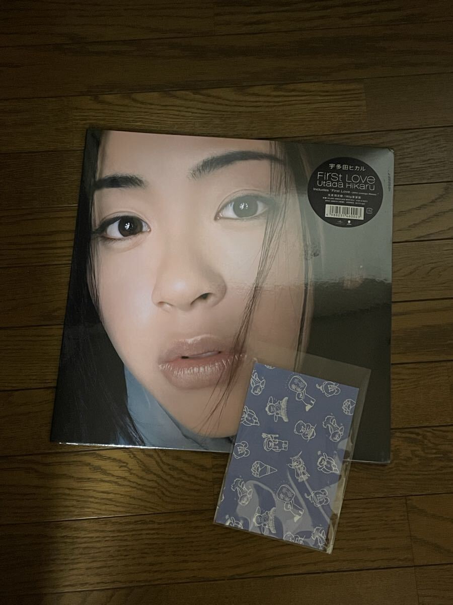 【新品未使用】宇多田ヒカル Utada Hikaru First Love アナログ盤 LP レコード おまけ付き拍卖