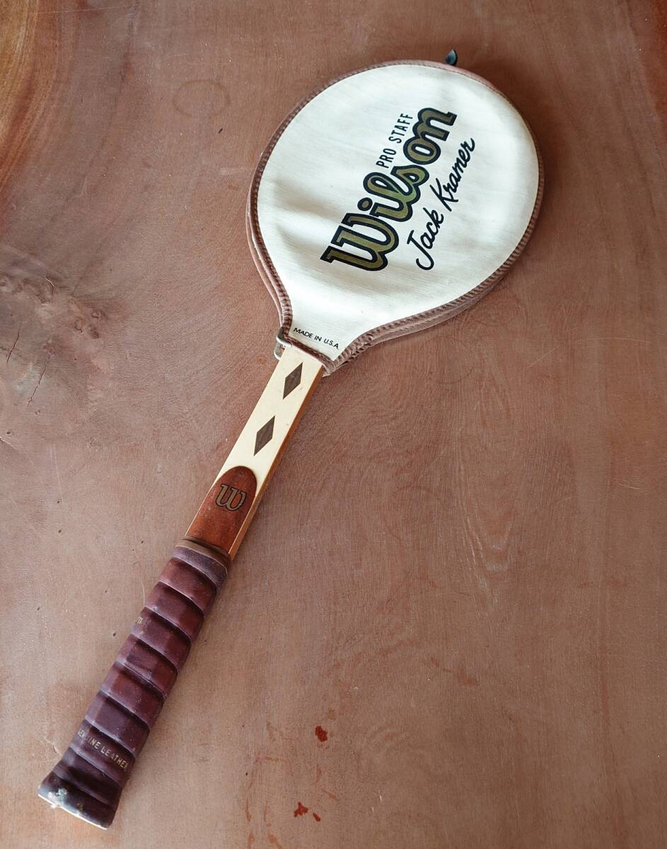 Wilson Jack kramer  ジャック クラマー オートグラフ 木製ラケット ビンテージ拍卖