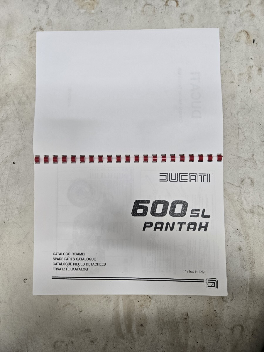 ducati 600SL PANTAH パーツリスト パンタ ドゥカティ 500SL TT2拍卖