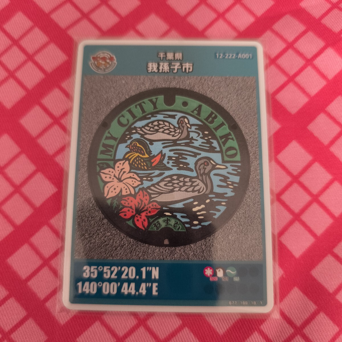マンホールカード 千葉県 我孫子市A ロット3拍卖
