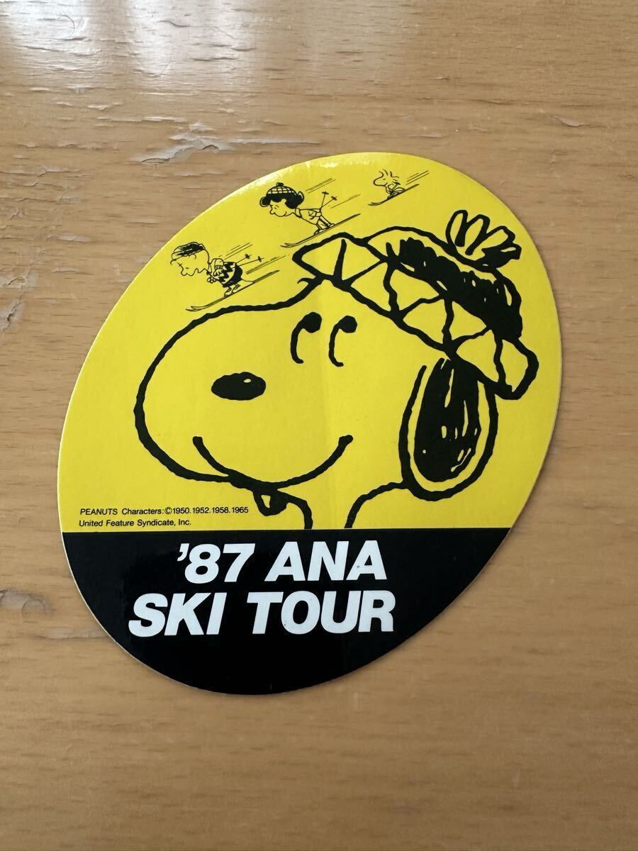 '87 ANA SKI TOUR ステッカー シール拍卖