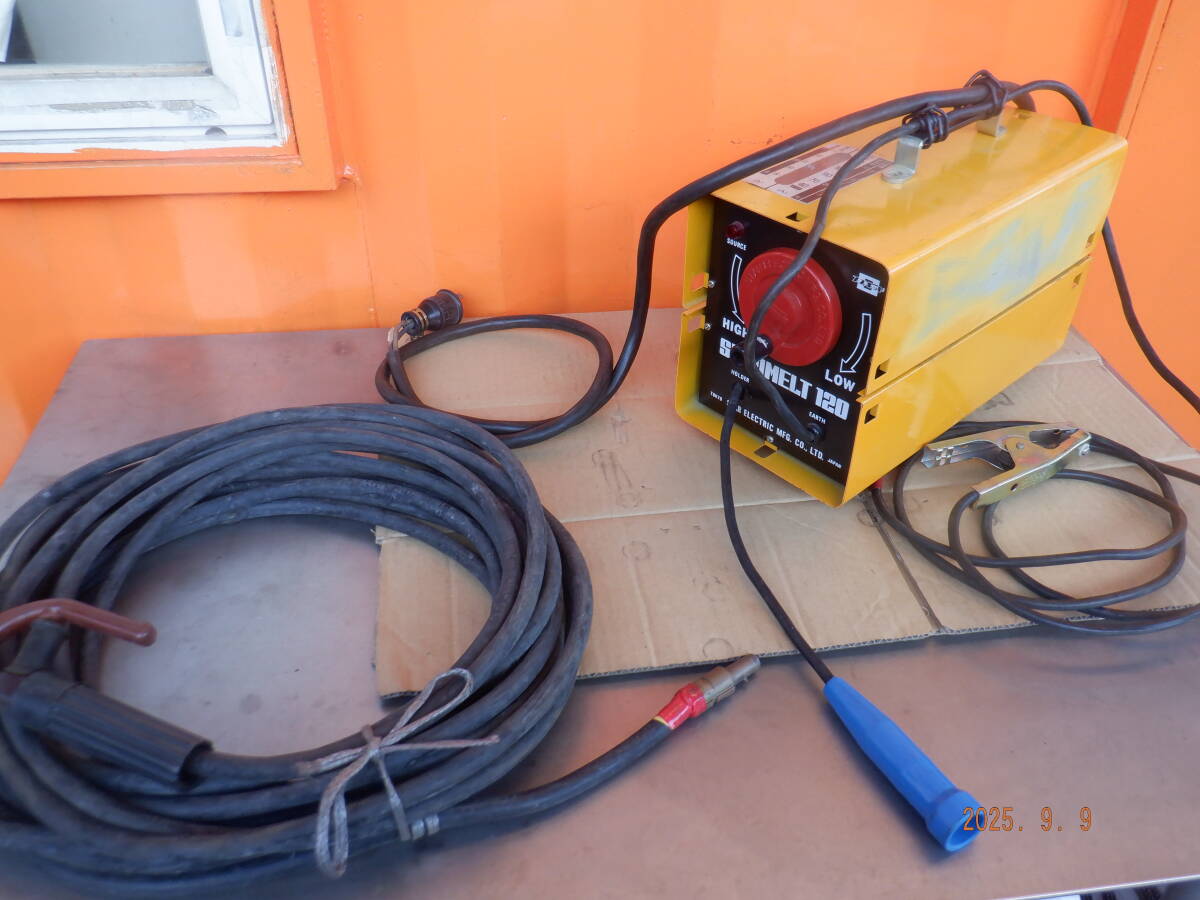 動作品 送料1800円 SUZUMELT ポータブルタイプ 交流アーク溶接機 SSY-122 スター電器 アーク溶接機 スズキッド スズメルト-120拍卖