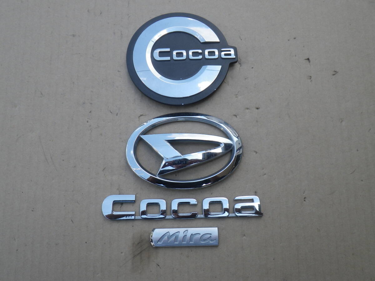 ミラ ココア☆L675S◆エンブレムセット 中古品 6204拍卖