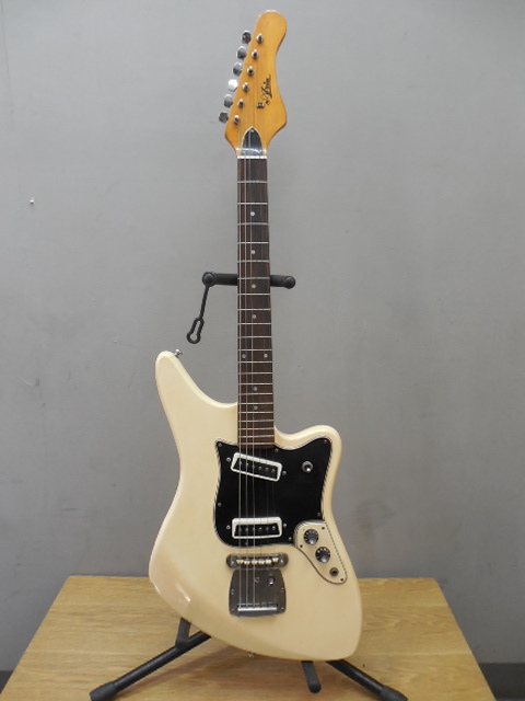 Aria・アリア・ビンテージ・ビザールギター・1532T・アイボリー / ソフトケースつき・動作確認済拍卖