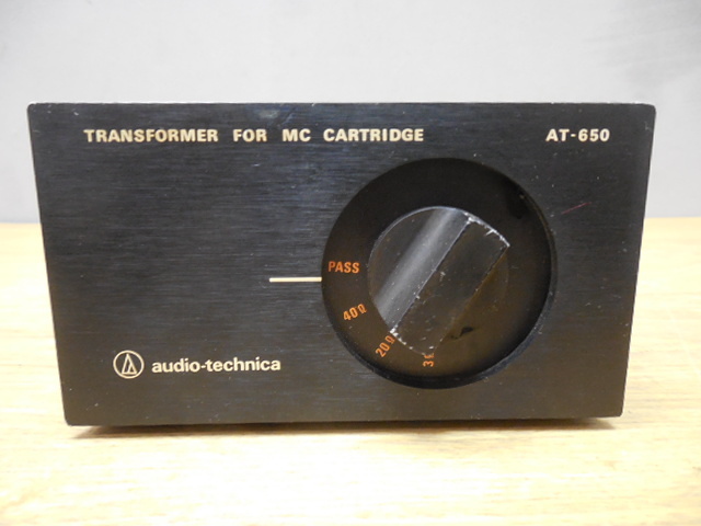 audio-technica・オーディオテクニカ・MC 昇圧トランス・AT-650 / TRANSFORMER MC CARTRIDE 1979-1987年頃販売品拍卖