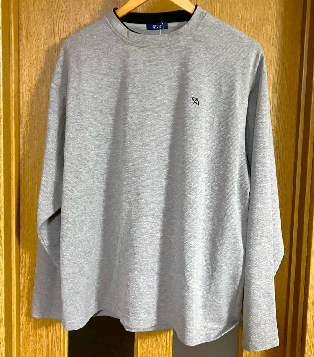 新品 タグ付き 傘のマークでおなじみ アーノルドパーマ 長袖 グレー Tシャツ メンズLLサイズ拍卖