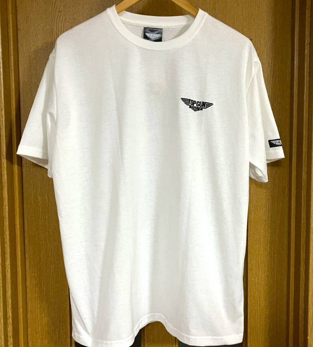 新品 タグ付き トップガン Top Gun: Maverick tシャツ メンズLL 白色 拍卖