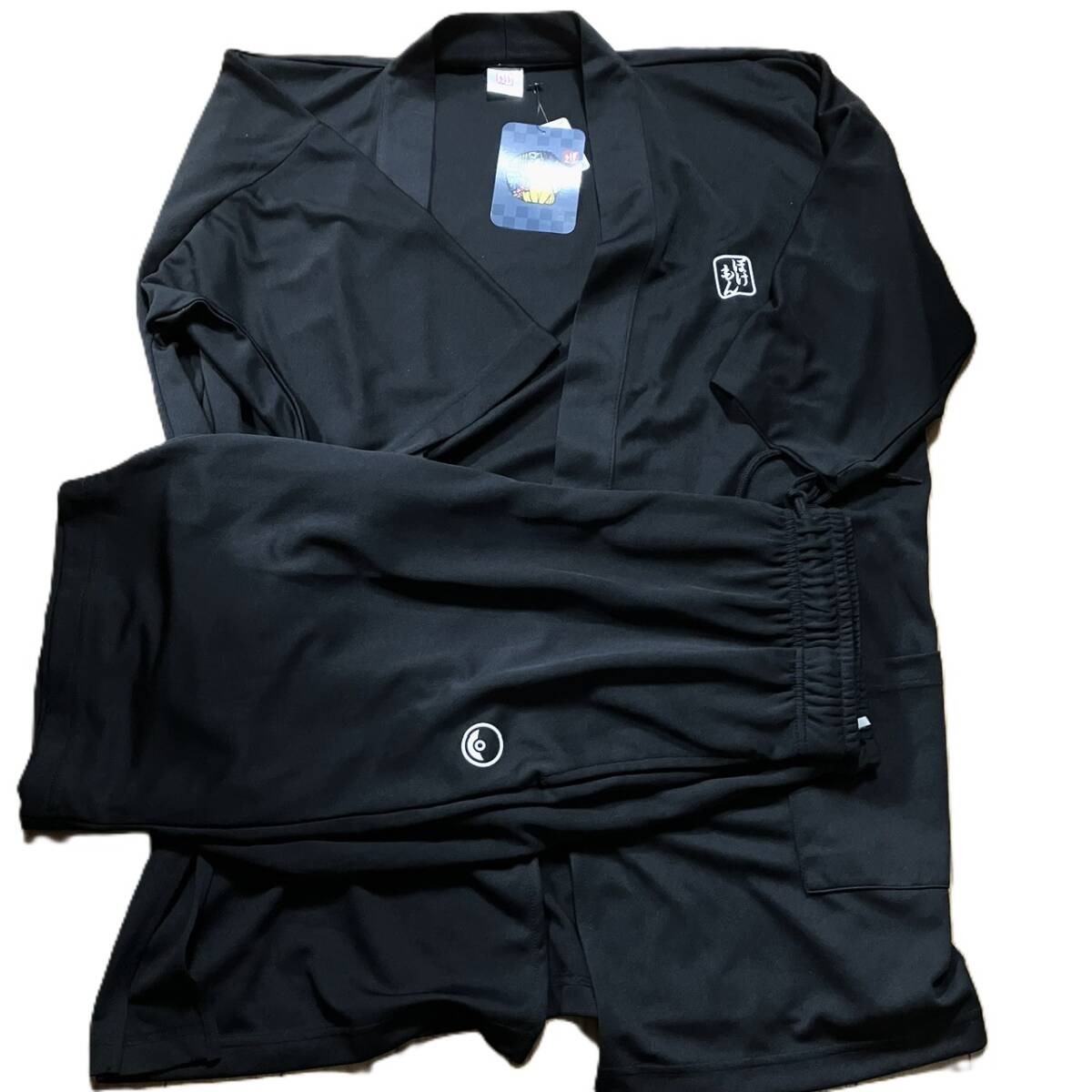 新品 タグ付き ポケモン ぽけもん リザードン 甚平 パジャマ 上下セット モンスターボール 黒色 メンズLL 和風拍卖