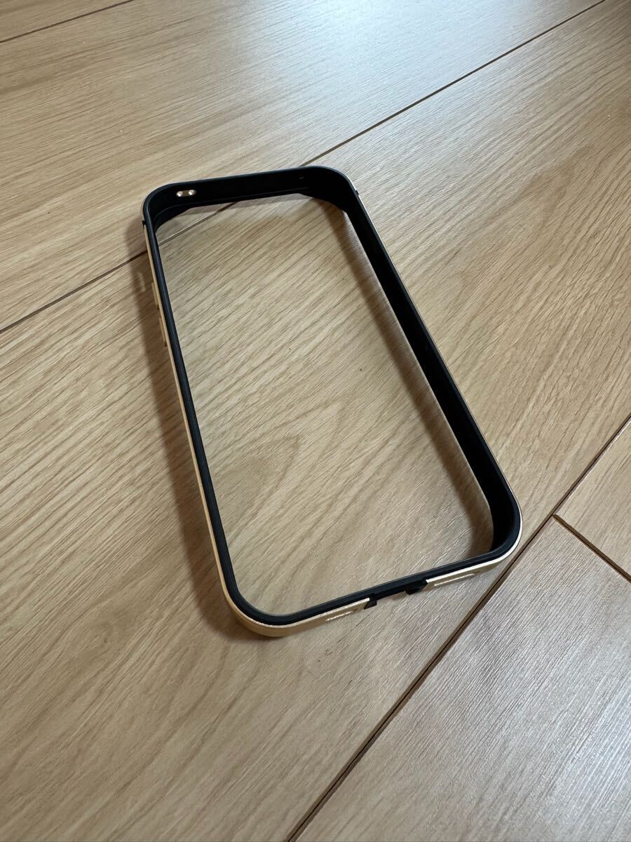 美品!iPhone 14Pro用 アルミバンパー ゴールド アルミバンパーケース ゴールド iPhone カバー ケース拍卖