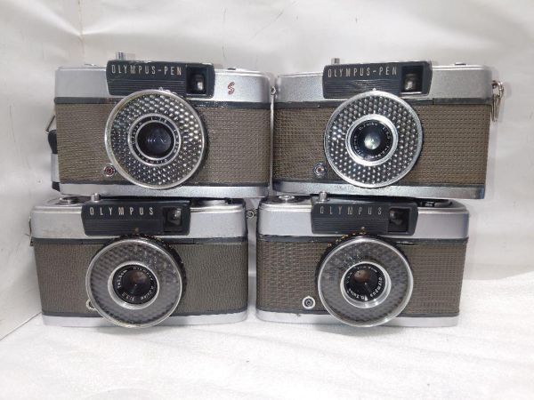★人気美品!4台★OLYMPUS PEN EE EE-S 2.8 3cm オリンパス★シャッター切れる★拍卖