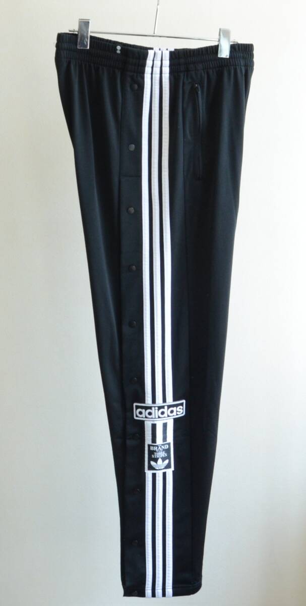 アディダス オリジナルス アディブレイク トラックパンツ ラインパンツ 黒×白 ジャージ size L 拍卖