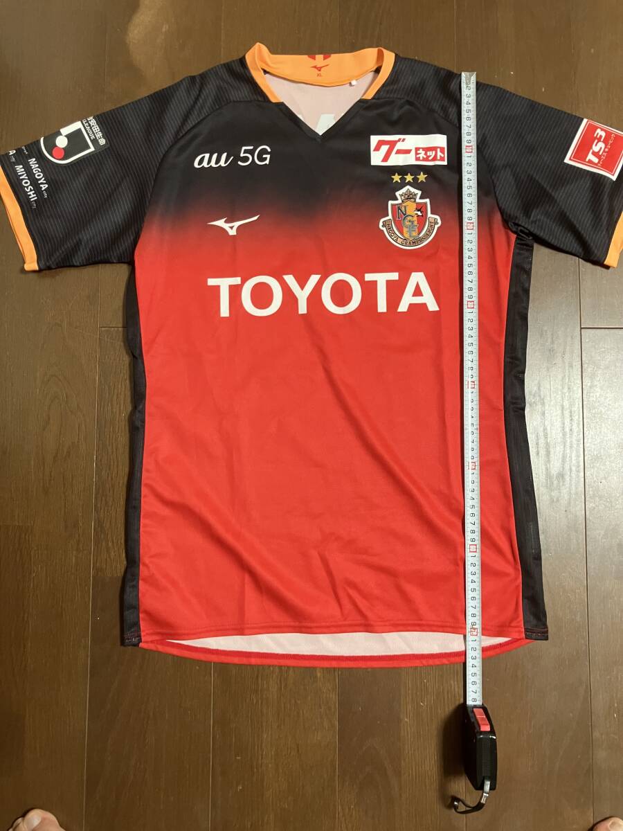 MIZUNO名古屋グランパスオーセンティック半袖ユニフォームXL拍卖