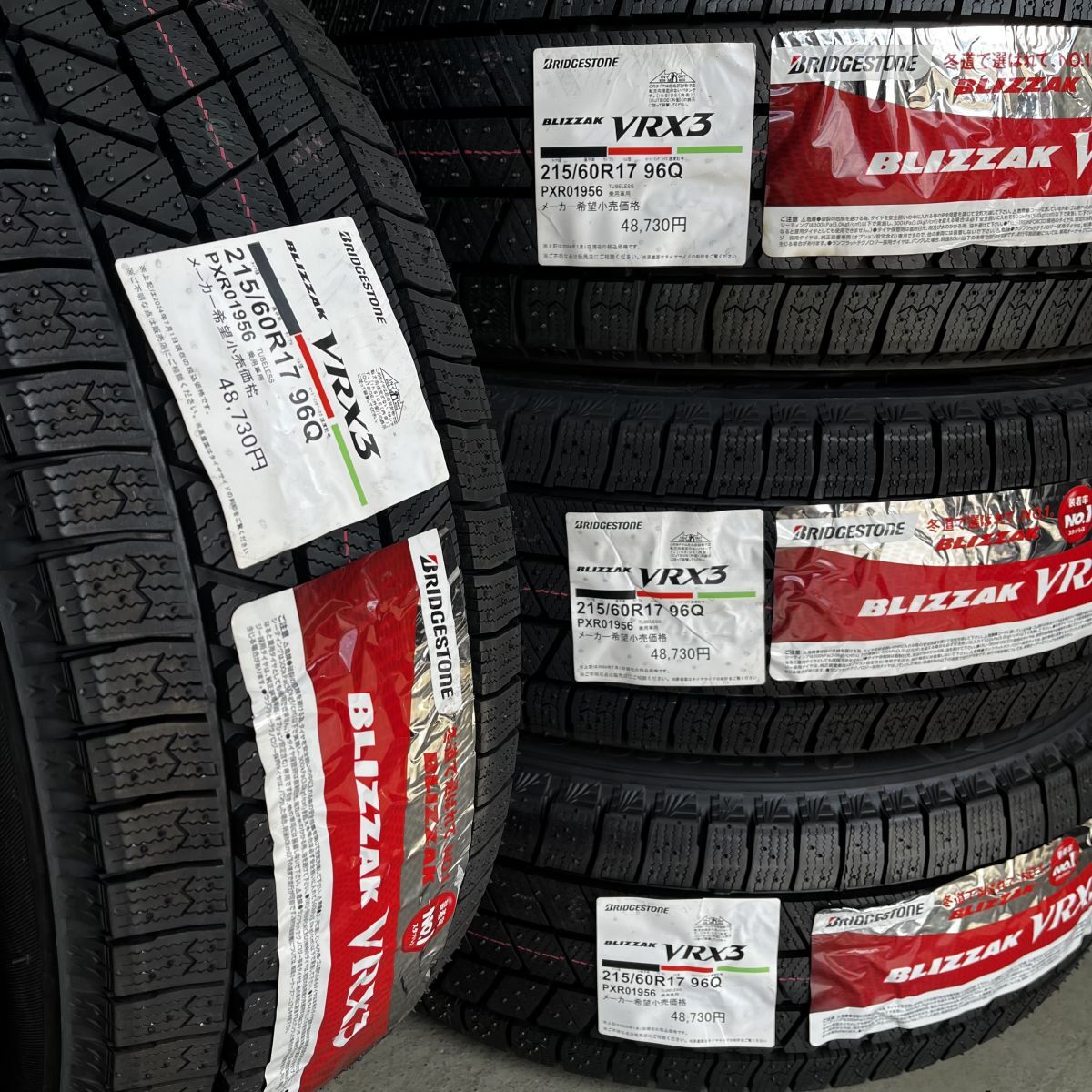 今季入荷 新品 2024年製~ ブリヂストン ブリザック VRX3 215/60R17 4本 価格 BS BLIZZAK 正規品 個人宅OK 数量限定特価拍卖