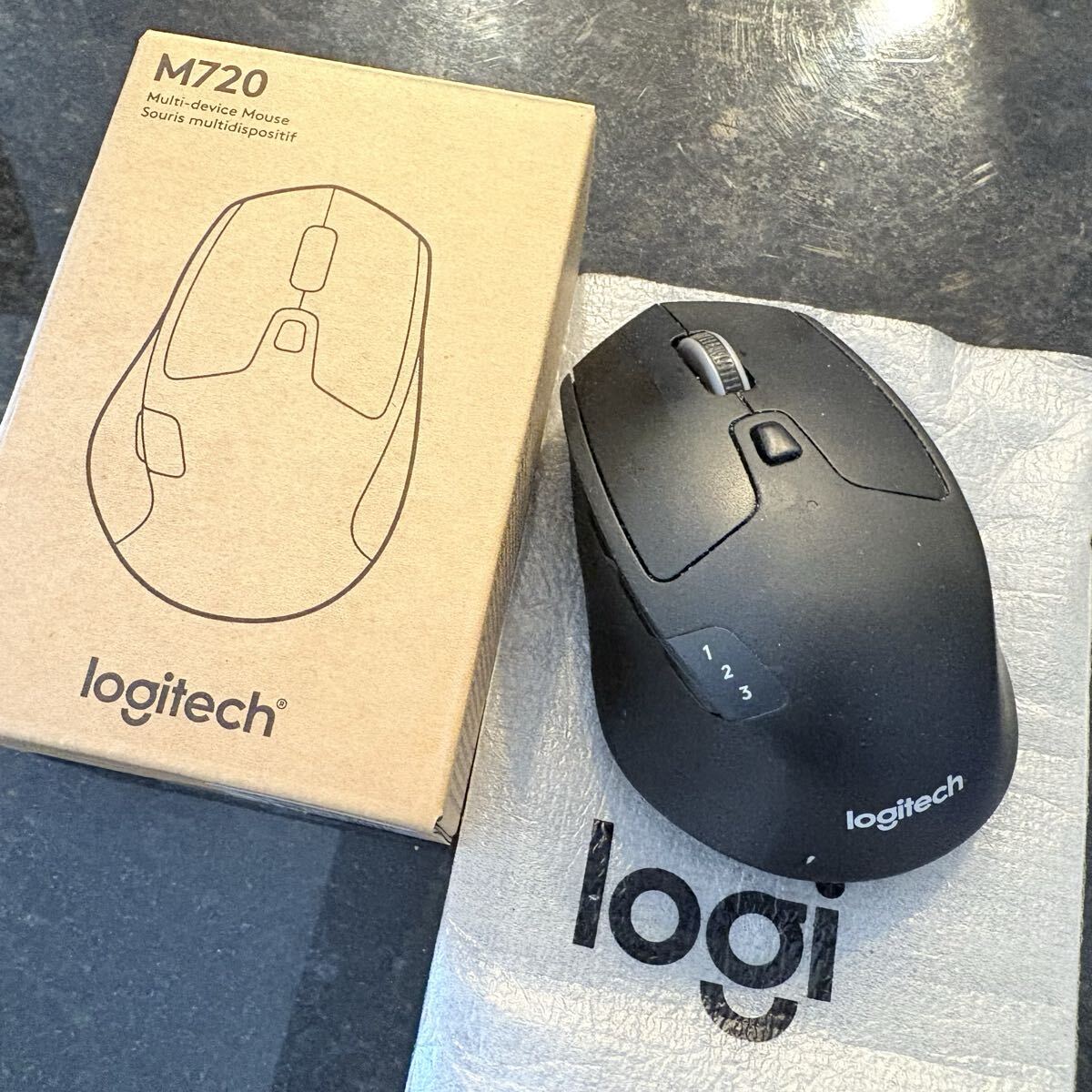 Logi ロジ Bluetoothワイヤレスマウス 8ボタン M720拍卖