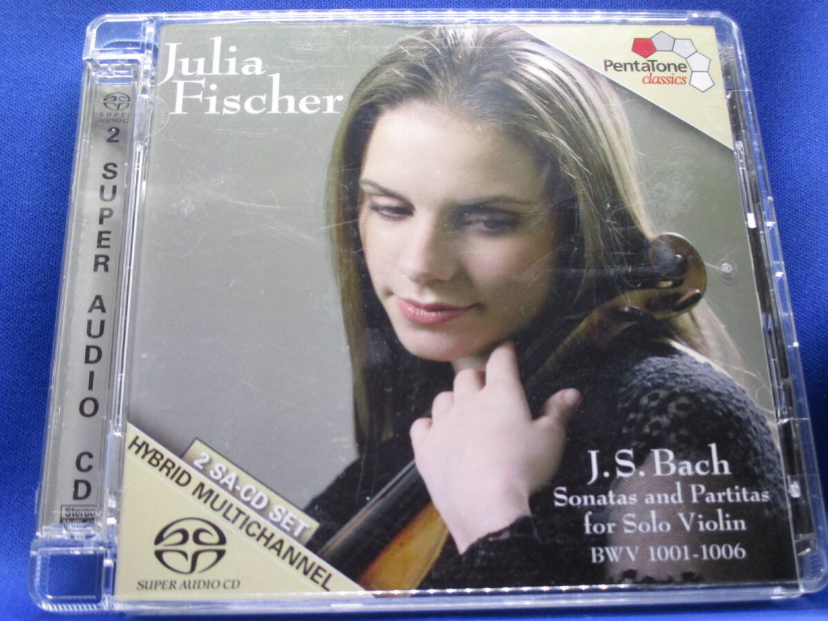 M4■中古 Julia Fischer J.S.Bach Sonatas and Partitas ユリア・フィッシャー バッハ 無伴奏ヴァイオリン・ソナタ&パルティータ集 2枚組拍卖