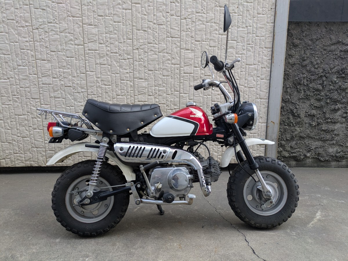 ホンダ モンキー AB27 CBXカラー 実動車 大阪府寝屋川市から カスタムベース レストアベースに拍卖