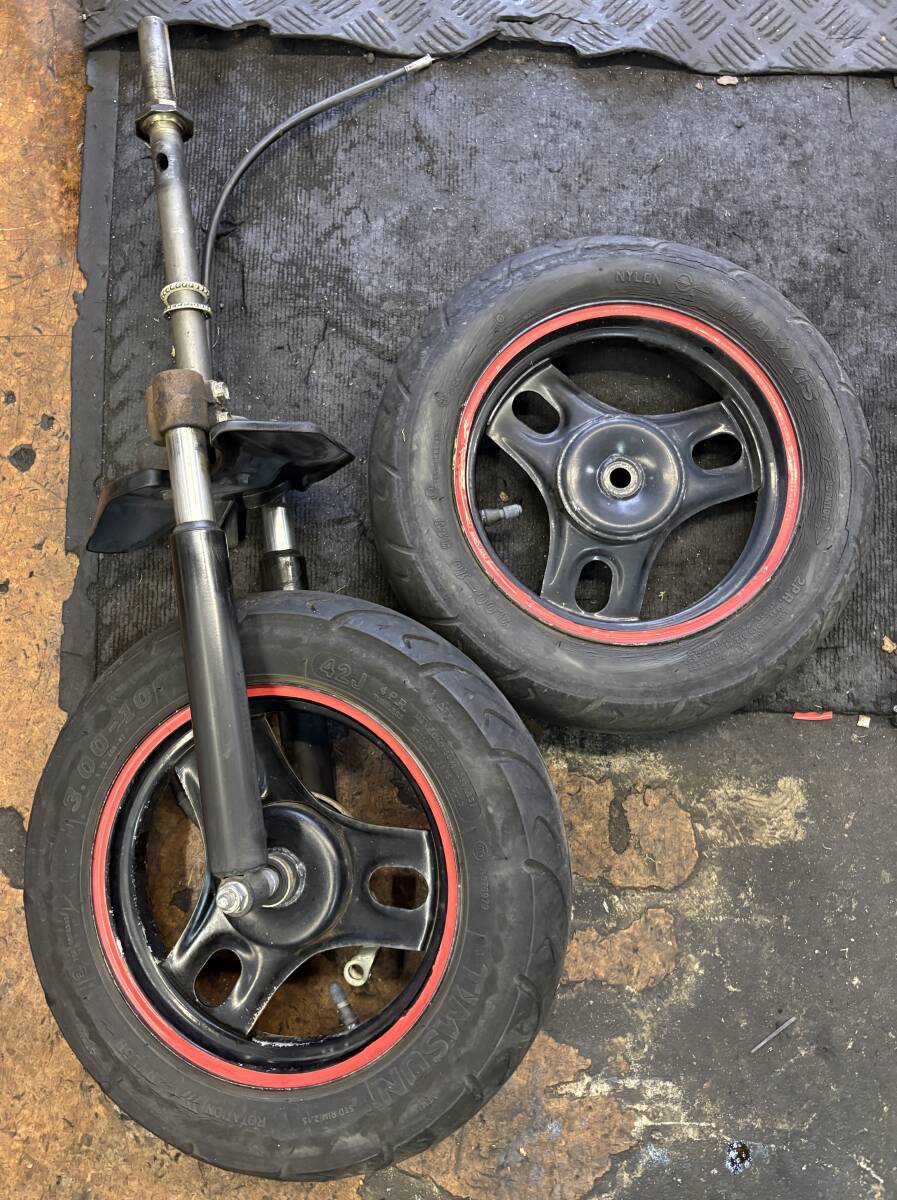 ホンダ HONDA DIO フロントフォーク 前後ホイール拍卖