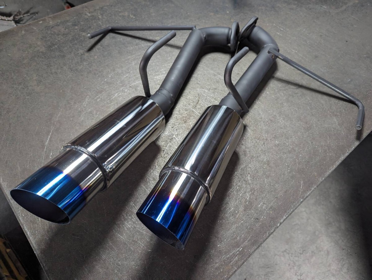 BP/BL系レガシィ/レガシー!オリジナルストレートマフラー!チタンカラー拍卖