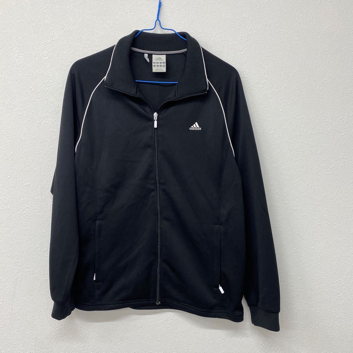 adidas アディダス メンズ ジャージ上着 ブラック Mサイズ ロ10拍卖