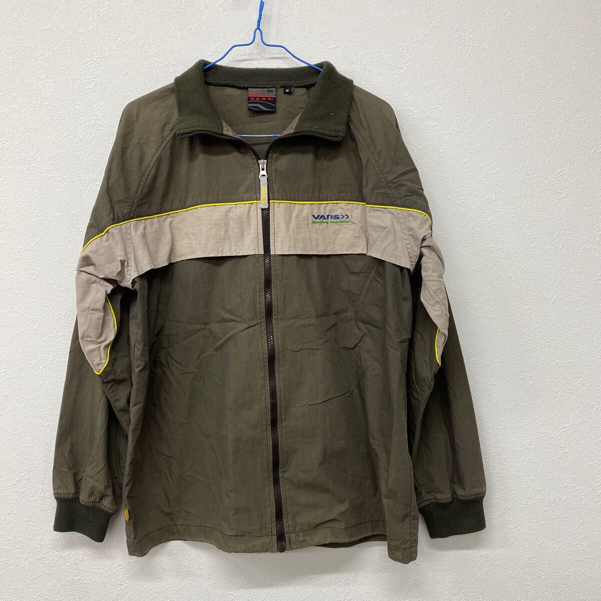 VANS バンズ メンズ ナイロンジャンパー  カーキ Mサイズ 卍1拍卖